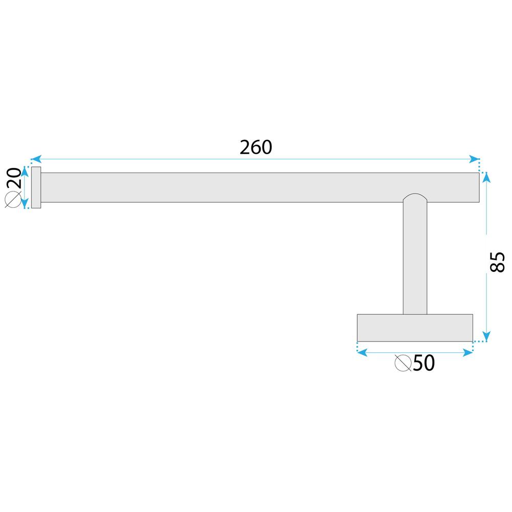 Koupelnový věšák 29106 Rivo Brush Copper