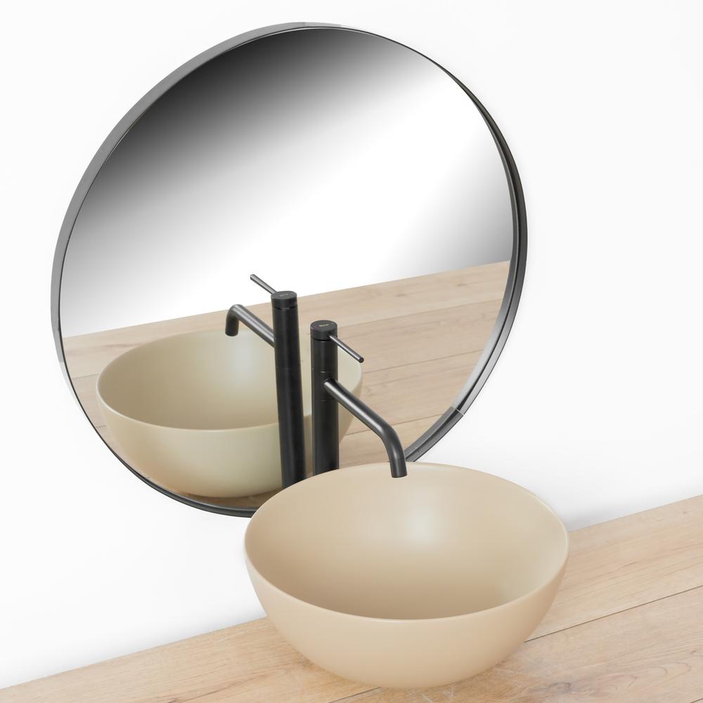 Bathroom faucet REA Lugano Slim Black High