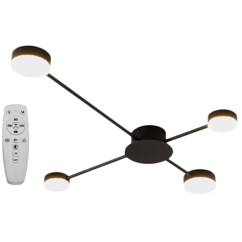 Deckenlampe Black 4-Arm Led APP519-4C