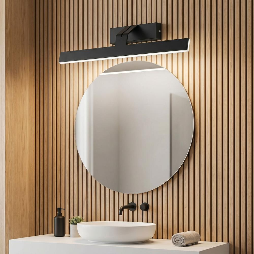 Kinkiet łazienkowy LED SWE010-1W 43cm Czarny