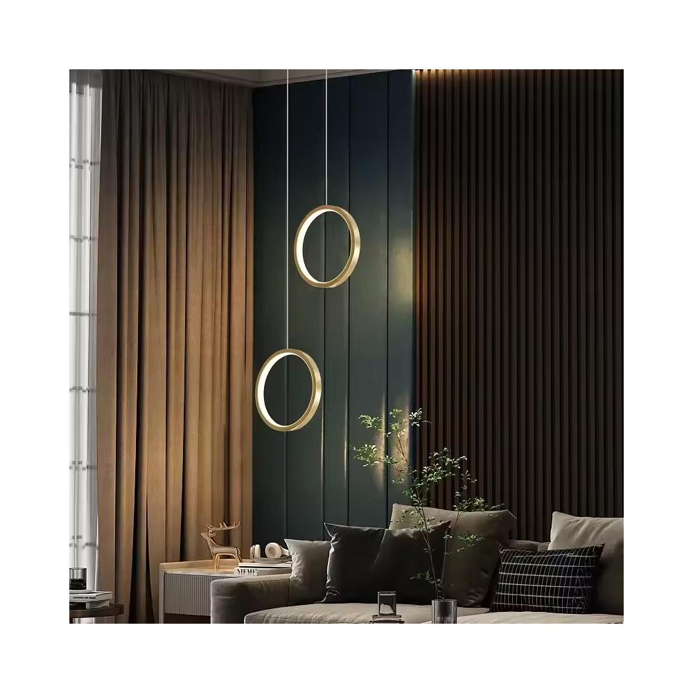 LAMPA WISZĄCA LED G112-CP Złota