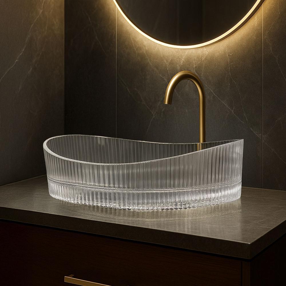 Aufsatzwaschbecken Rea Harper Transparent