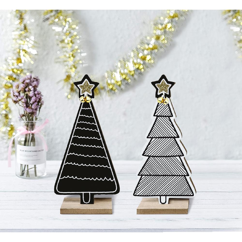 Dekoracja świąteczna Choinka Black KL-21X14