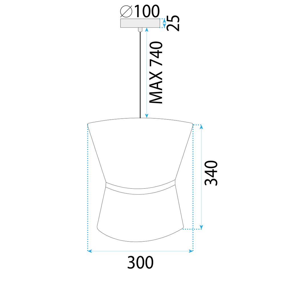 Hängelampe APP1504-1CP WHITE