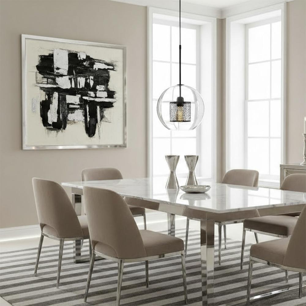 Hängelampe Glas Black Loft APP558-1CP 25cm