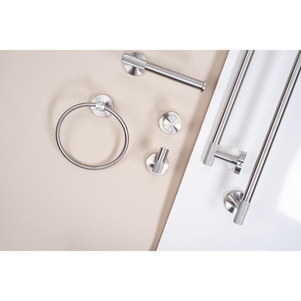 Bathroom hanger 6603 Modern Brush Nickle