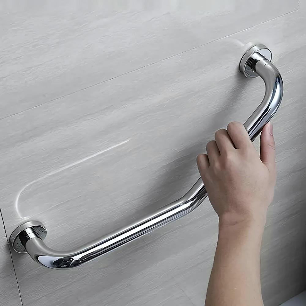 Kylpyhuoneen kulmakahva Chrome