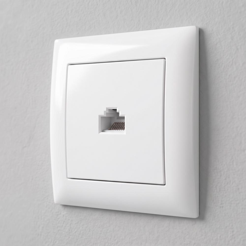 Gniazdo RJ45 OSTE JNH010-S Białe