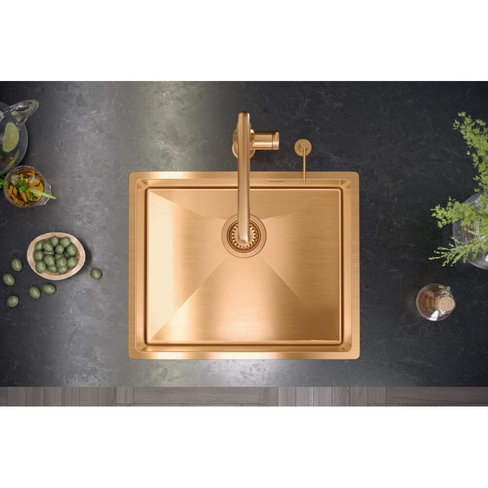 Стальная мойка для кухни ANTHONY 60 COPPER