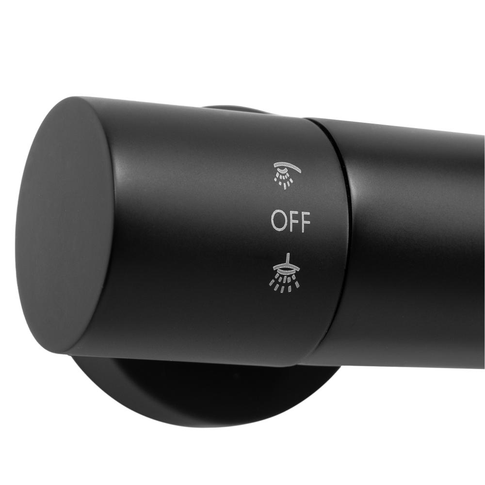 Coloana de dus cu termostat REA VINCENT Black