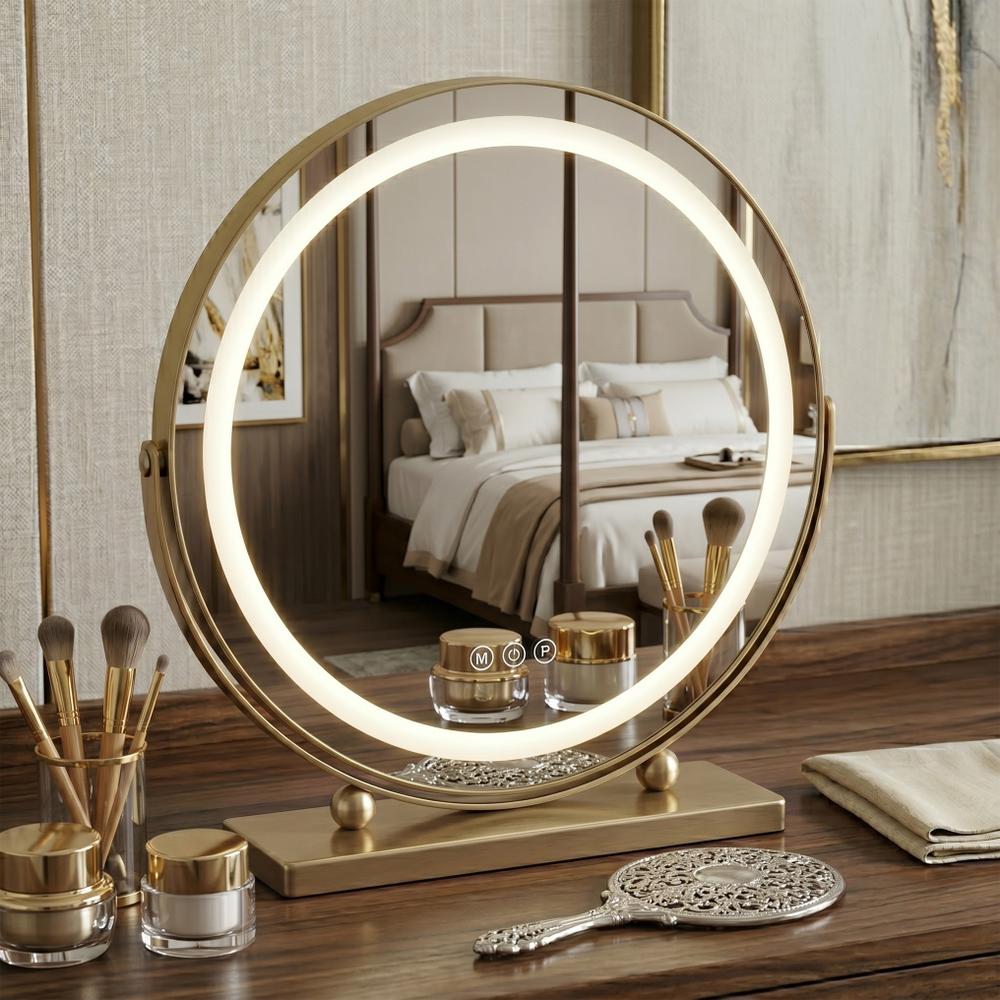 Mirror LED MAKE-UP L.Gold 40 cm