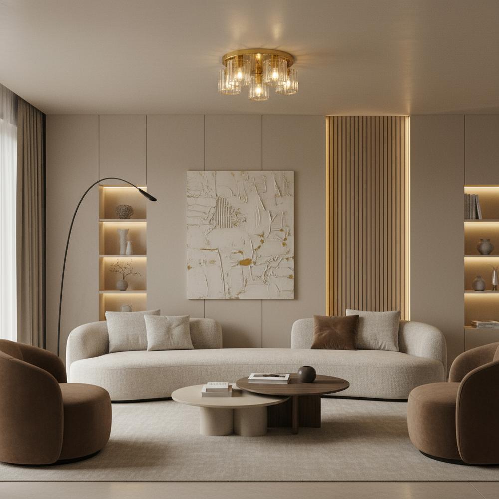 Deckenleuchte EBT024-5C GOLD