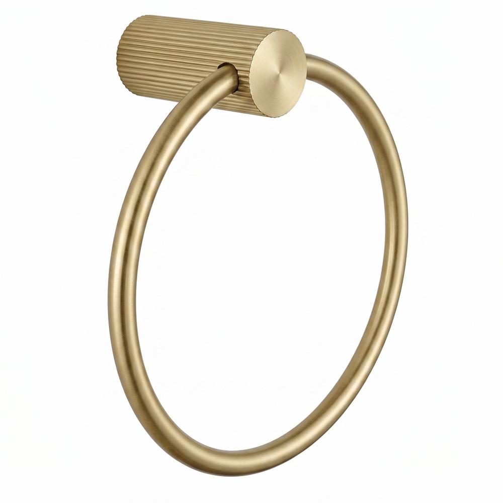 Wieszak łazienkowy Ring 64106 SOLO Złoty Szczotkowany