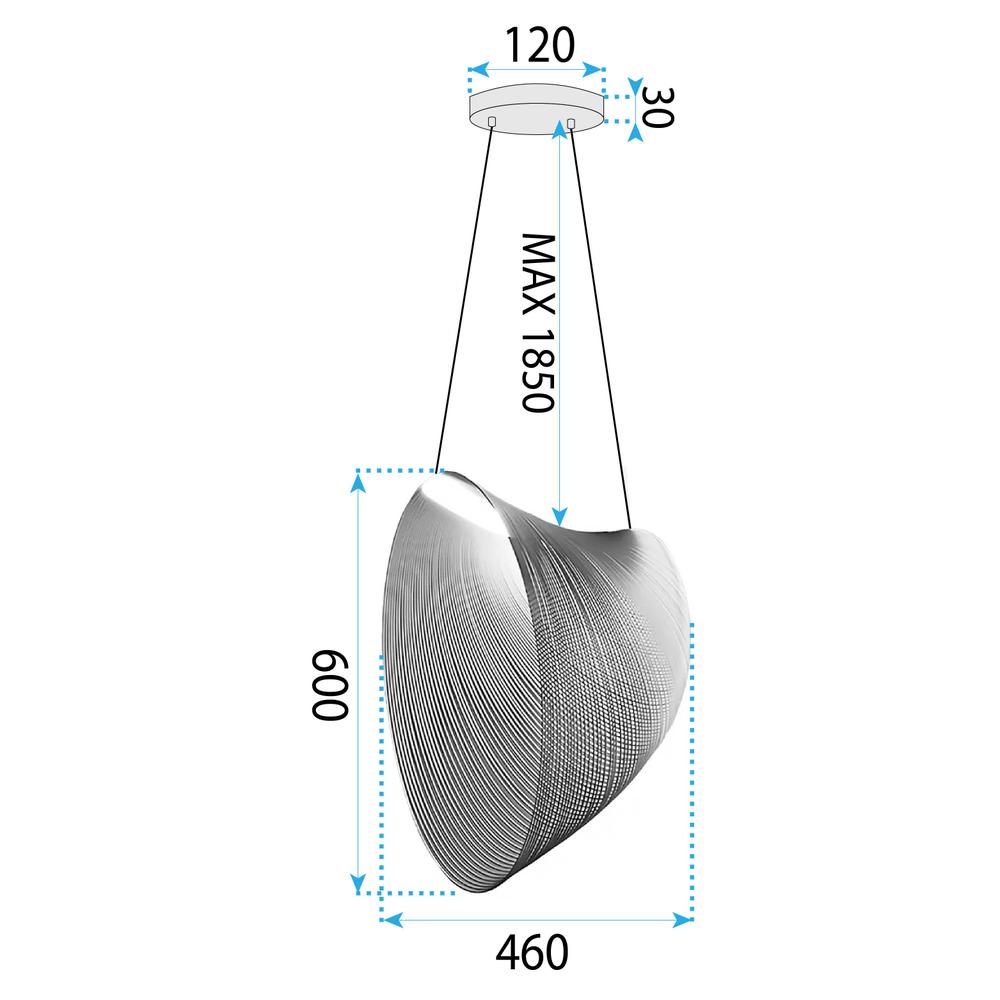 Люстра LED wood LHJ055-1CP