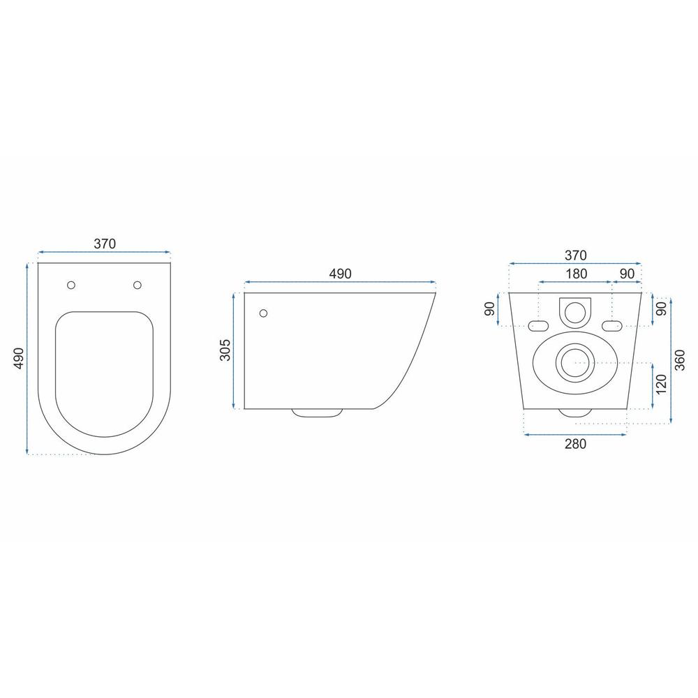Misa WC podwieszana Rea Olivier