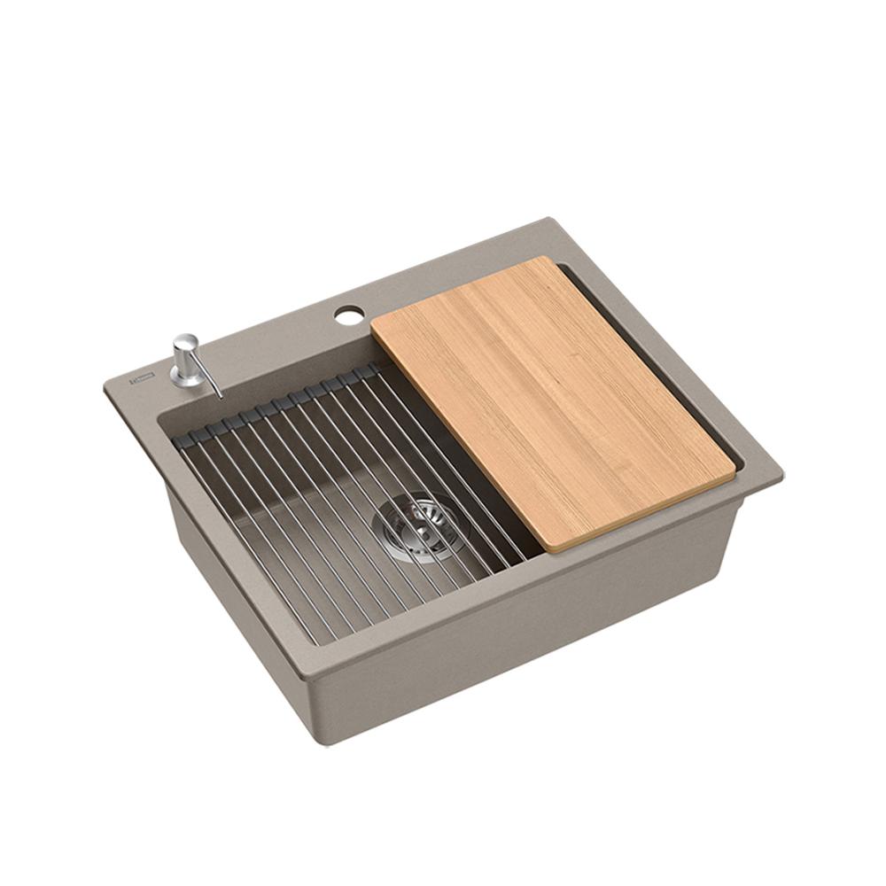 гранитная мойка KURT 110 WORKSTATION BEIGE