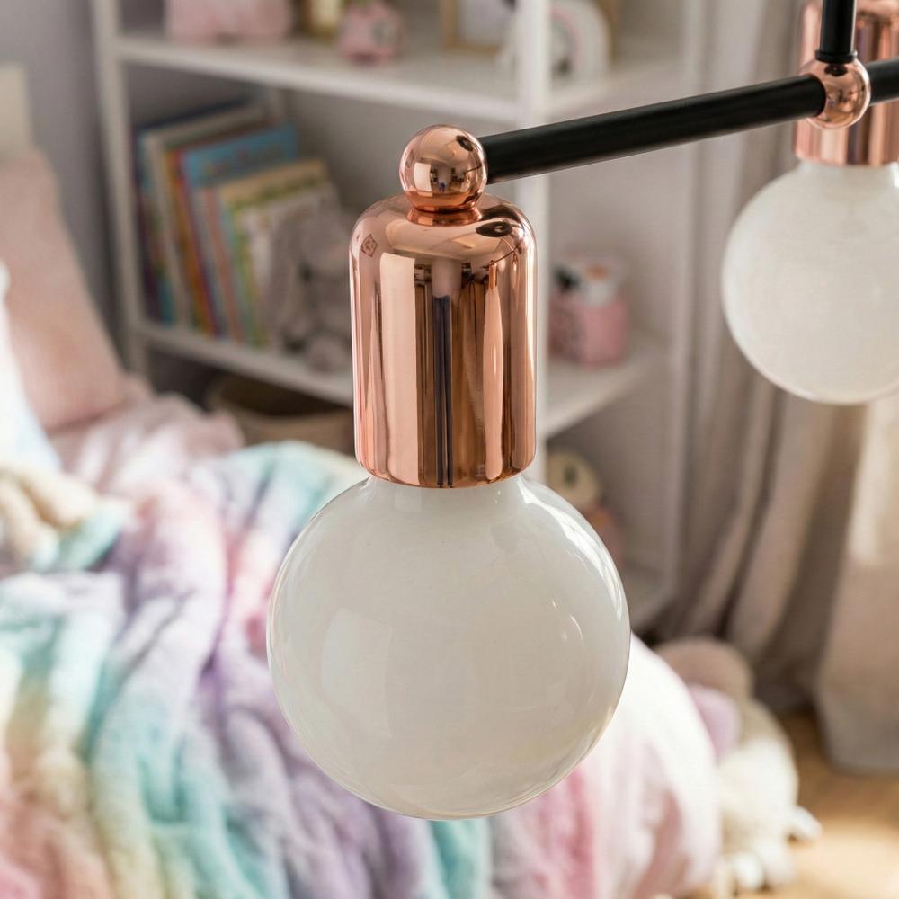 Плафон c 4 рамене Rose Gold 392200