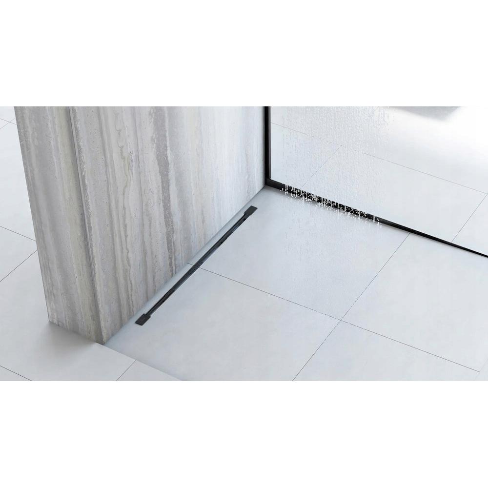 Shower tray skirting panel 140cm Black