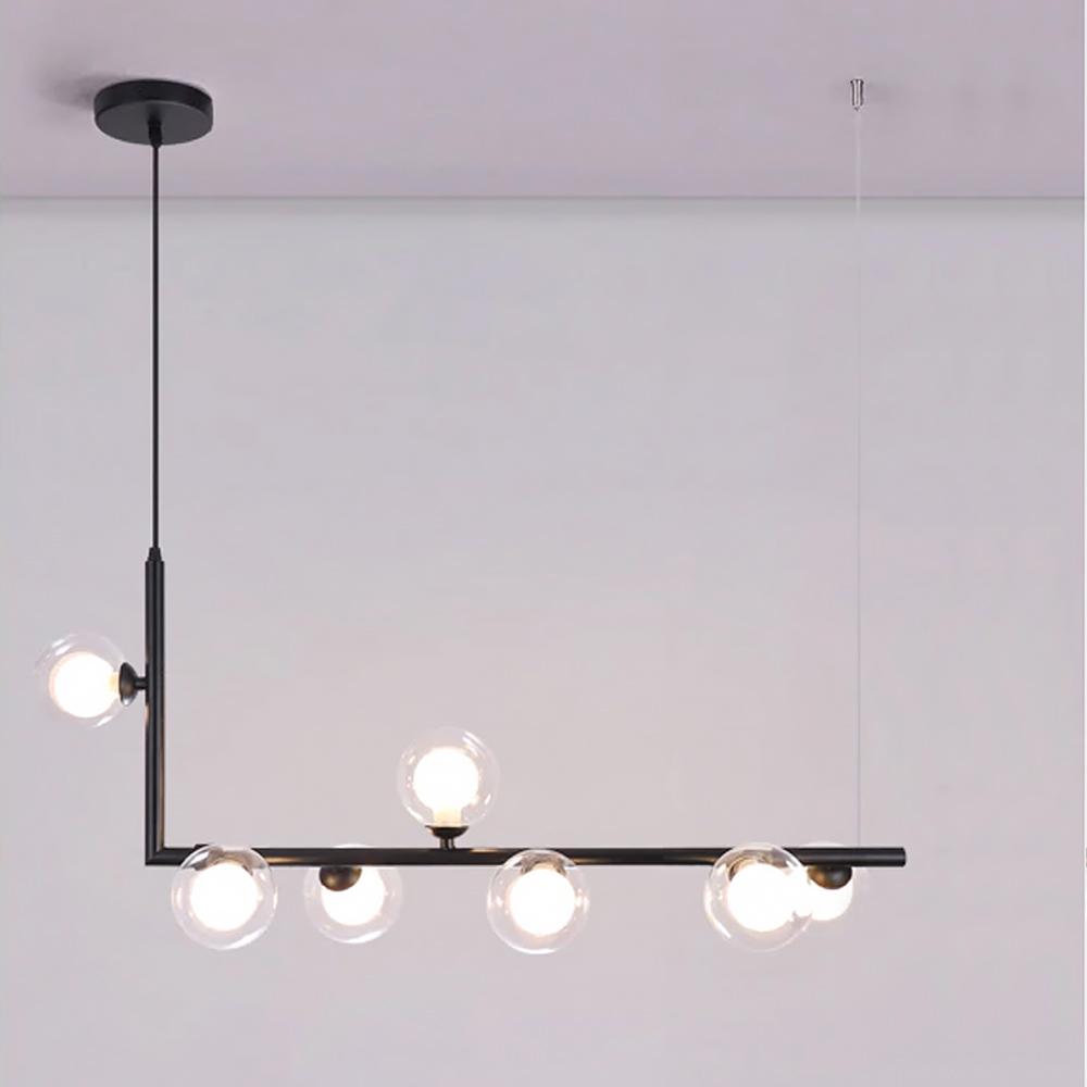 Deckenlampe Metall Glas Black APP755-6CP