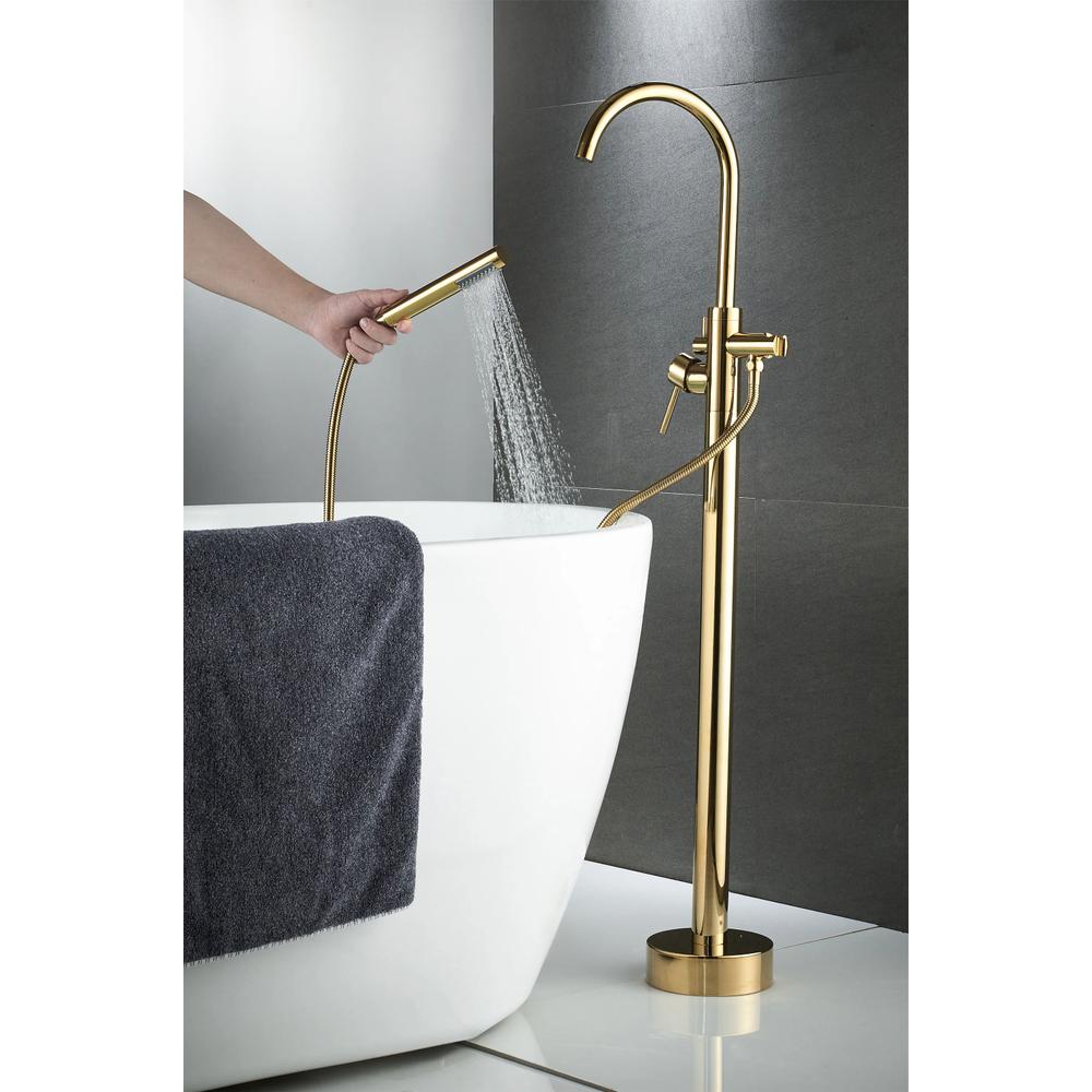 Free-standing faucet Rea Lungo Gold