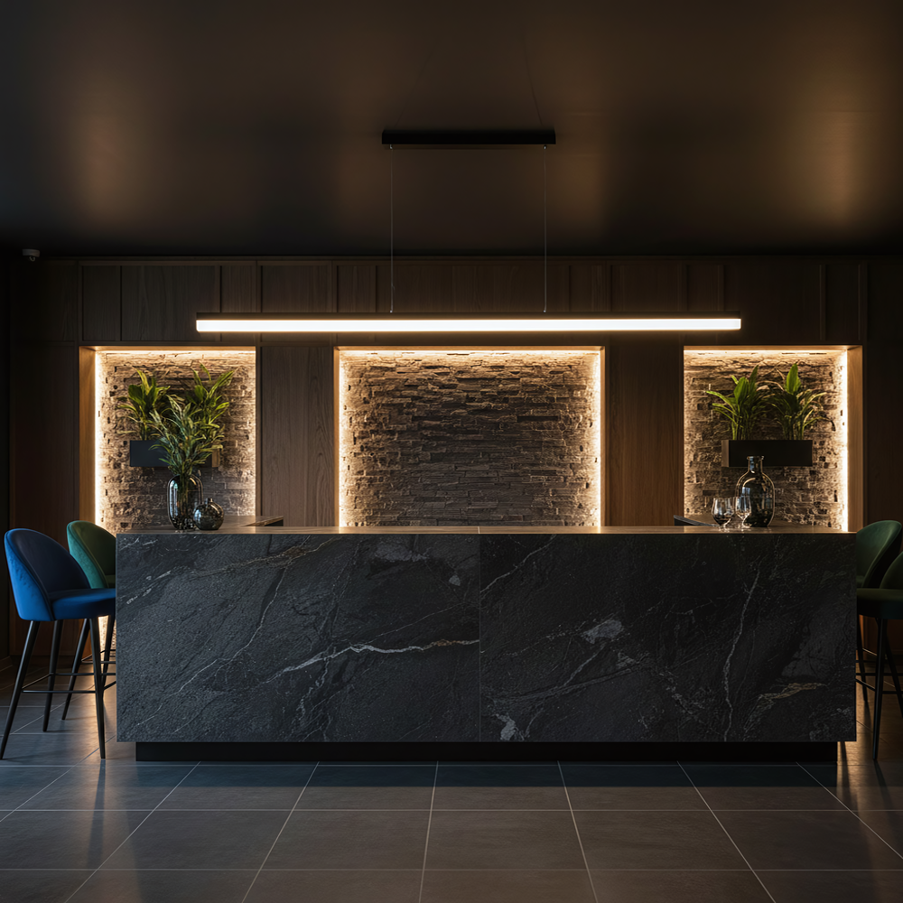 Deckenleuchte LED APP1695-CP 200 cm Black