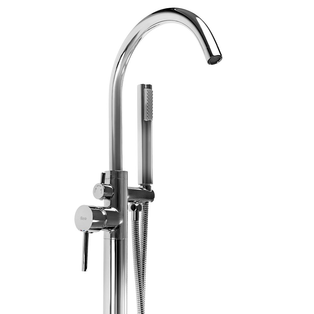 Volně stojící baterie Rea Lungo Chrome