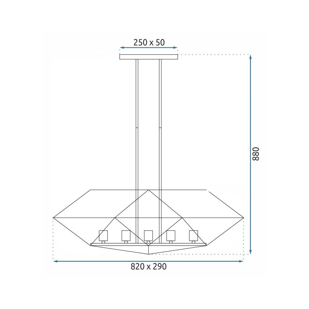 Deckenlampe APP1037-5CP