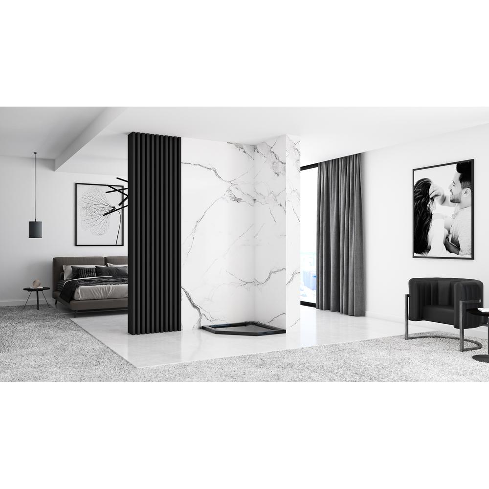 Dušikabiin Rea DIAMOND 80x80 Must MAT