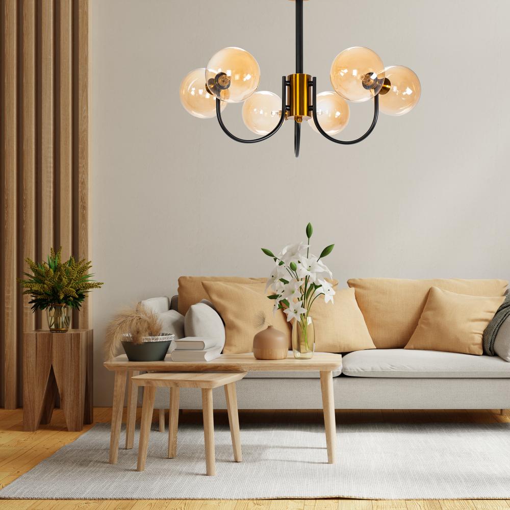 Lampe APP1120-6CP  Gold