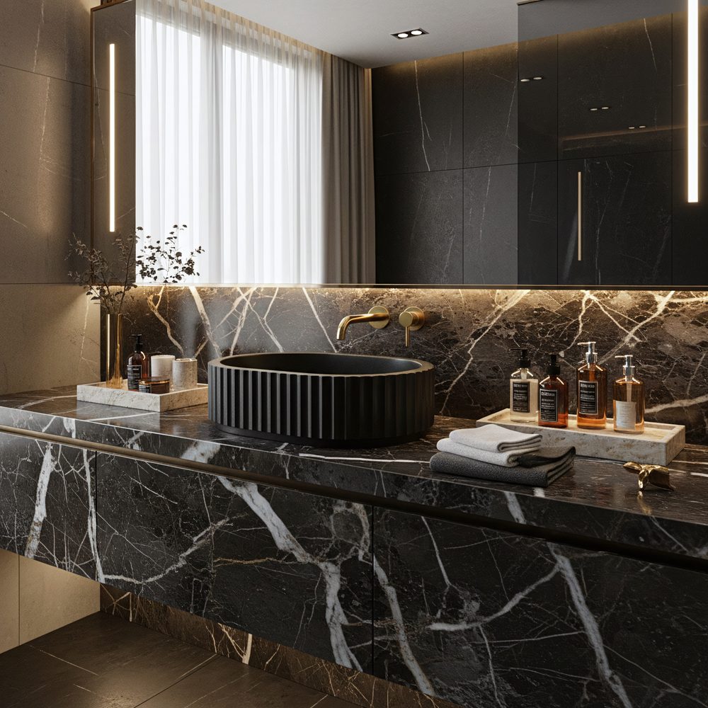 Countertop Basin Rea Margaret Black