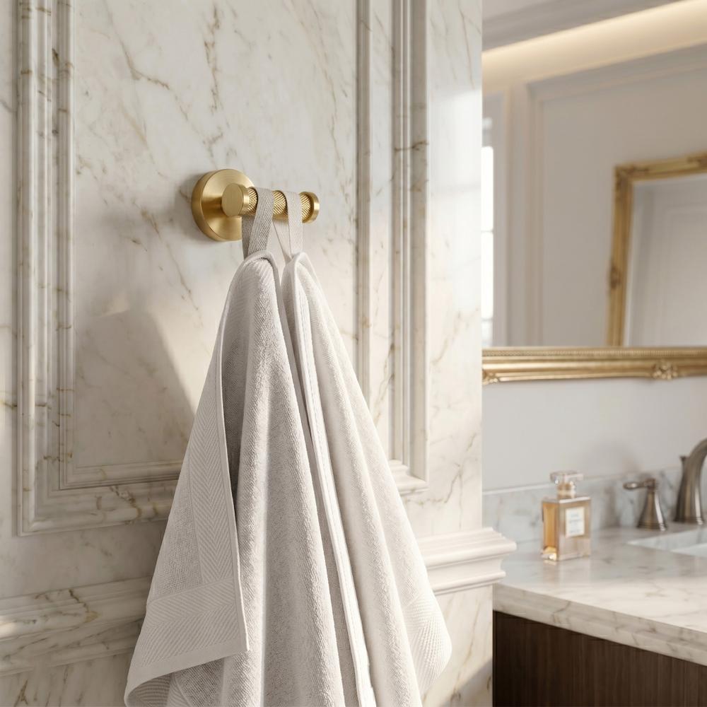 Cuier dublu 6612 Modern Gold Brush