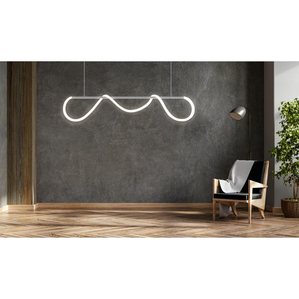 Lampe LED APP855-CP Long Chrom