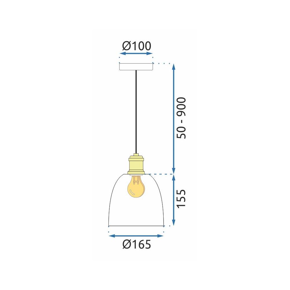 Deckenlampe APP1006-1CP WHITE U