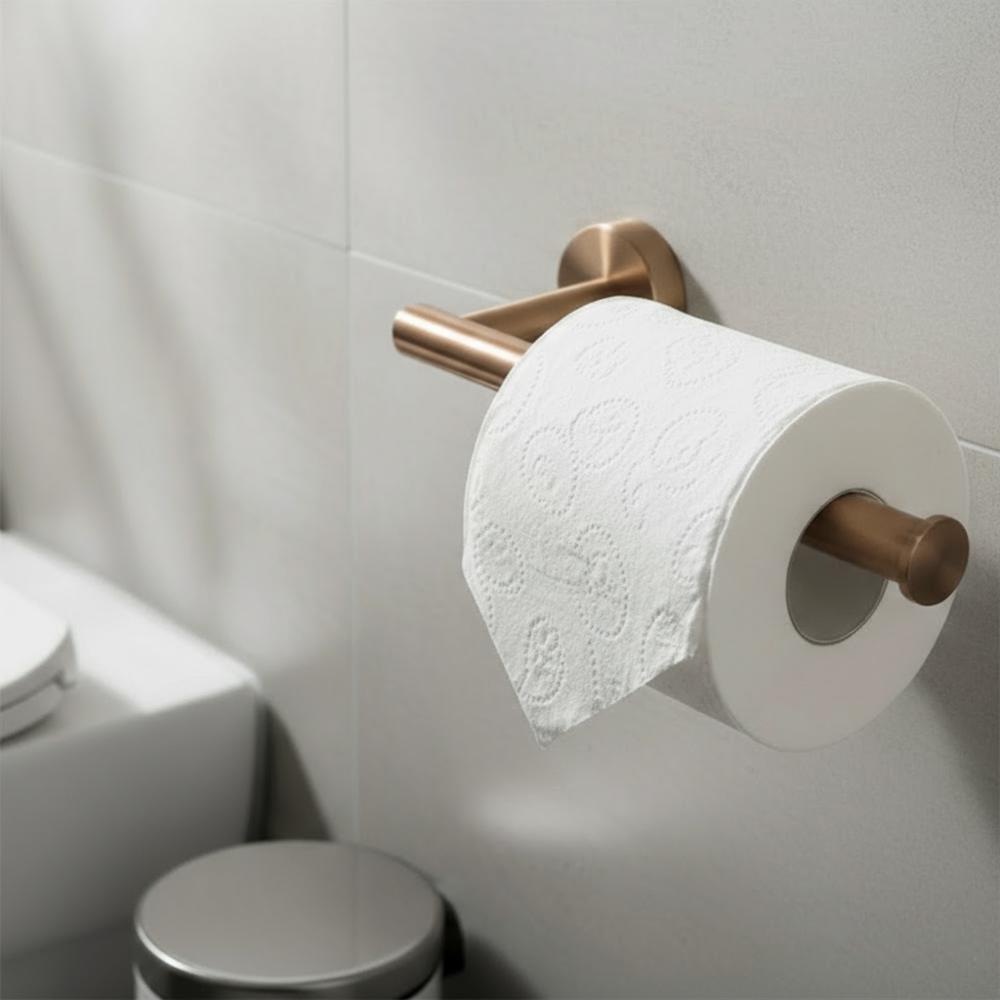 Kylpyhuonetarvikesetti  Ari Brush Copper 4 osaa