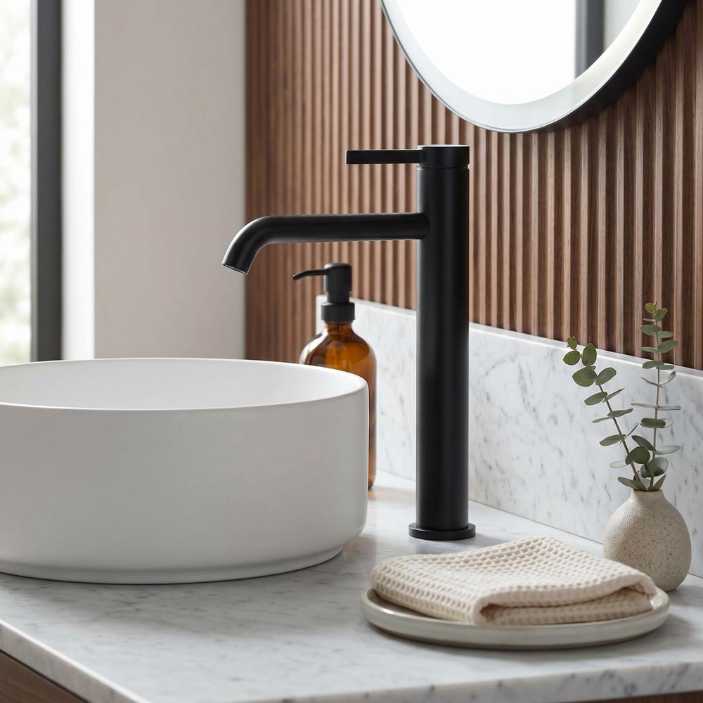 Bathroom faucet Rea Rivo Black High