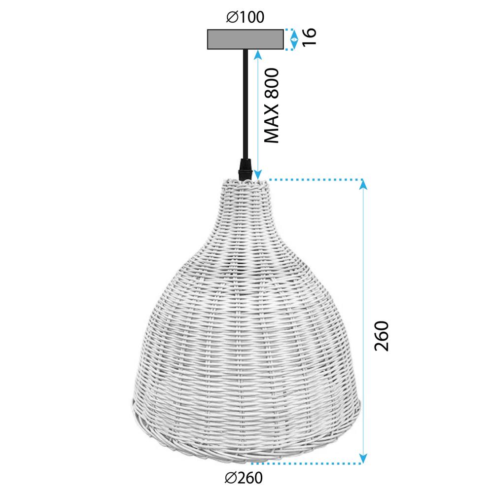 Deckenlampe NATURAL APP1645-1CP