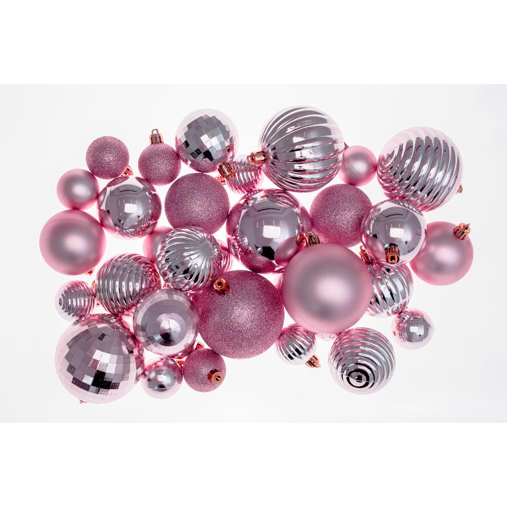 BOMBKI CHOINKOWE ROSE RED 36SZT 311433