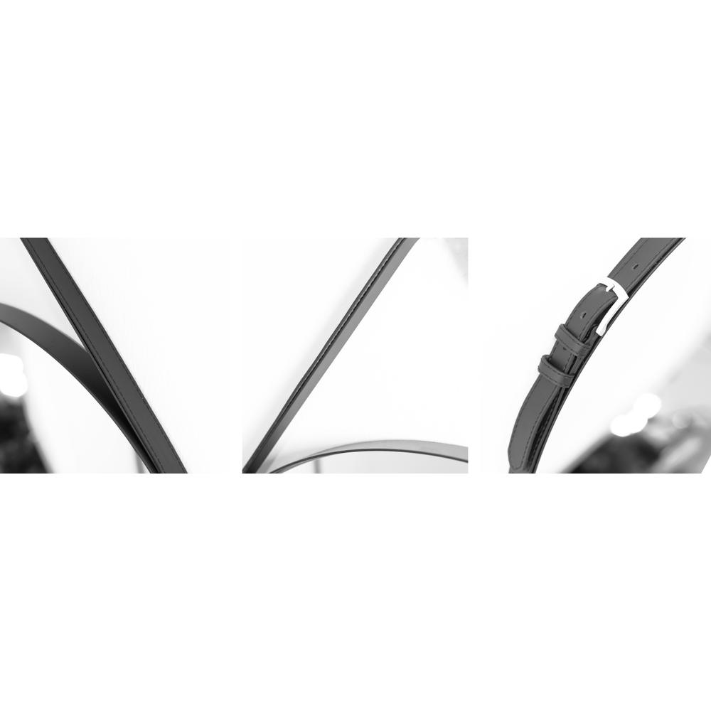 Lustro okrągłe czarne  60 cm TPJ-60B