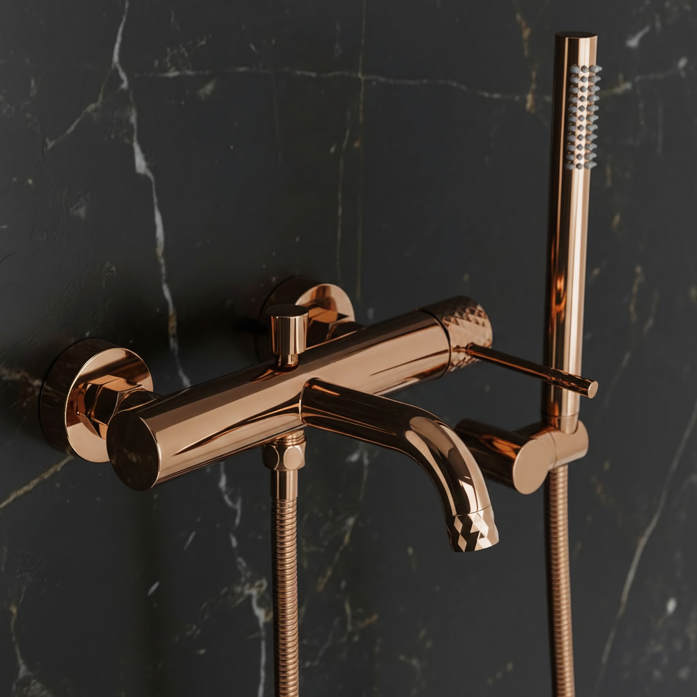 Fürdőkád csaptelep Rea Lungo Diamond Copper