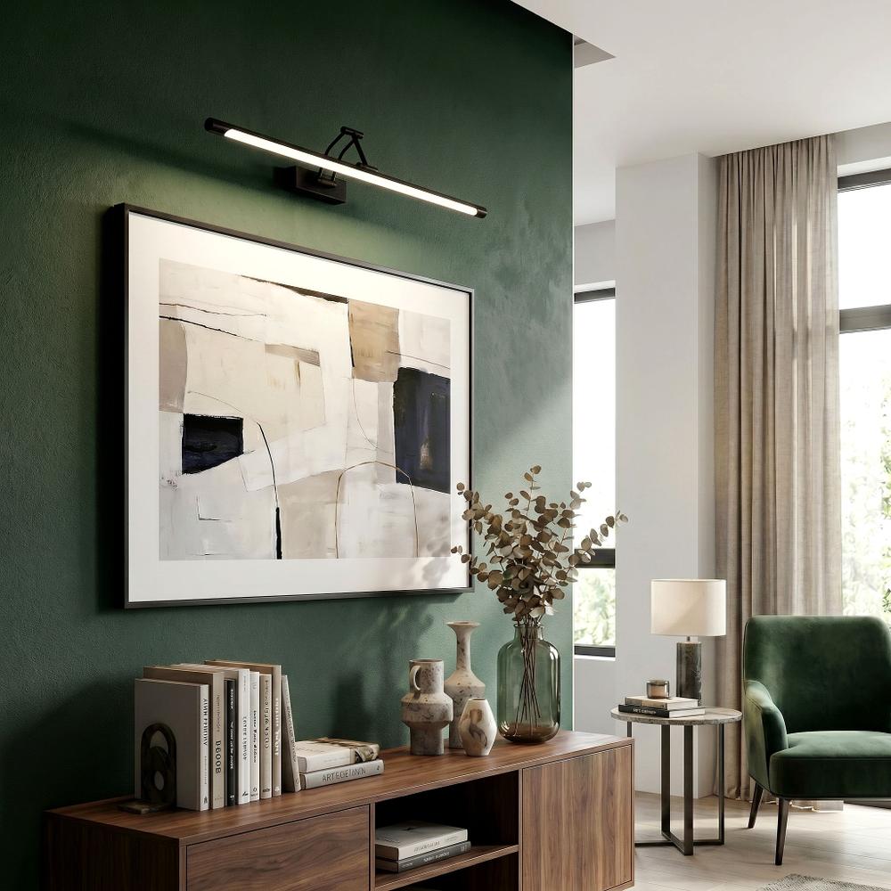 Bathroom LED wall sconce SWE026-1W 60cm Black