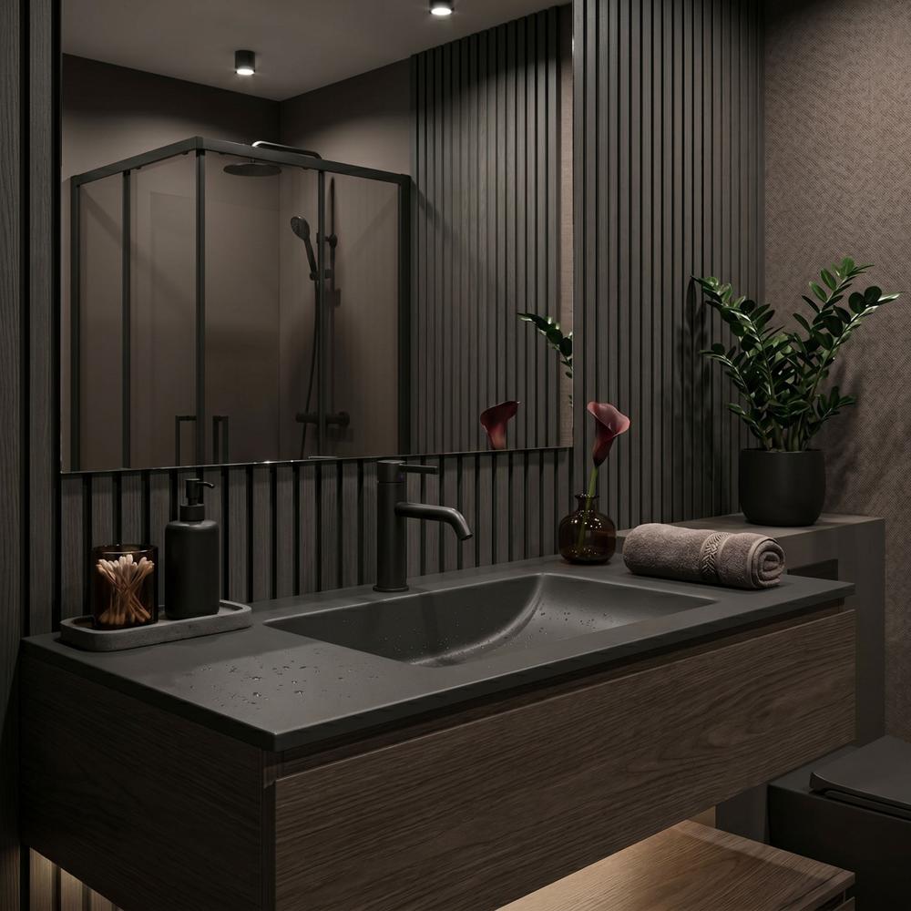 Bathroom faucet Rea Rivo Black