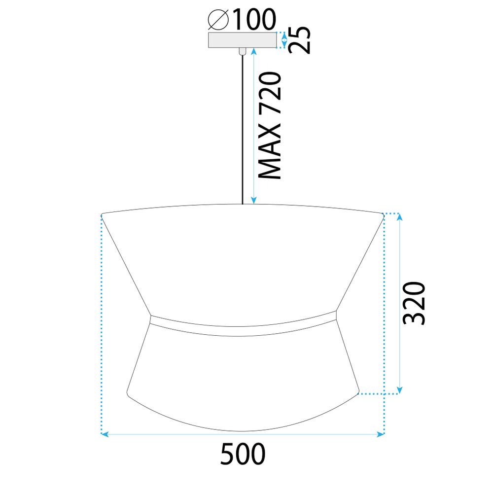 Hängelampe APP1503-1CP BLACK