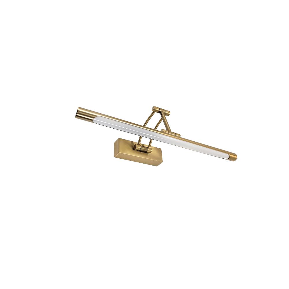 Настінний LED світильник для ванної SWE022-1W 42cm Brush Gold