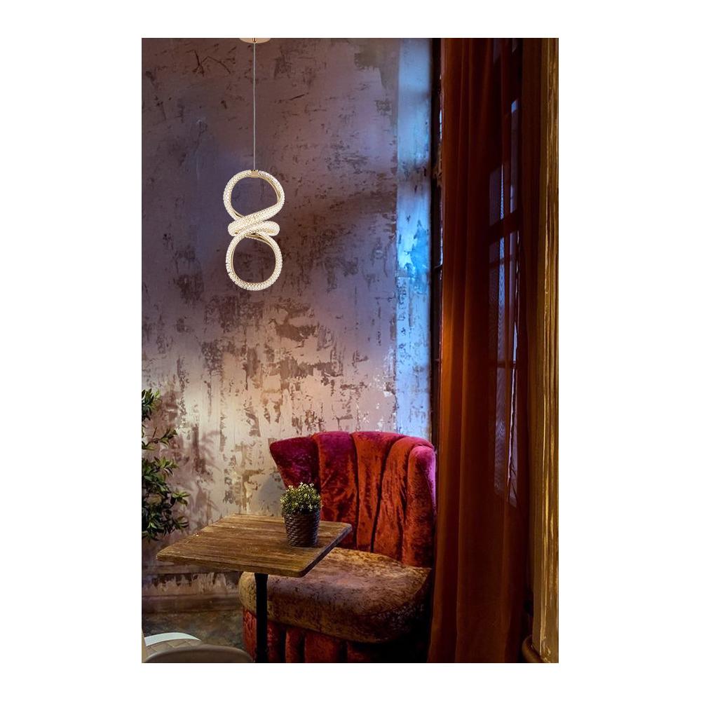 LED-Hängeleuchte G070-CP Gold