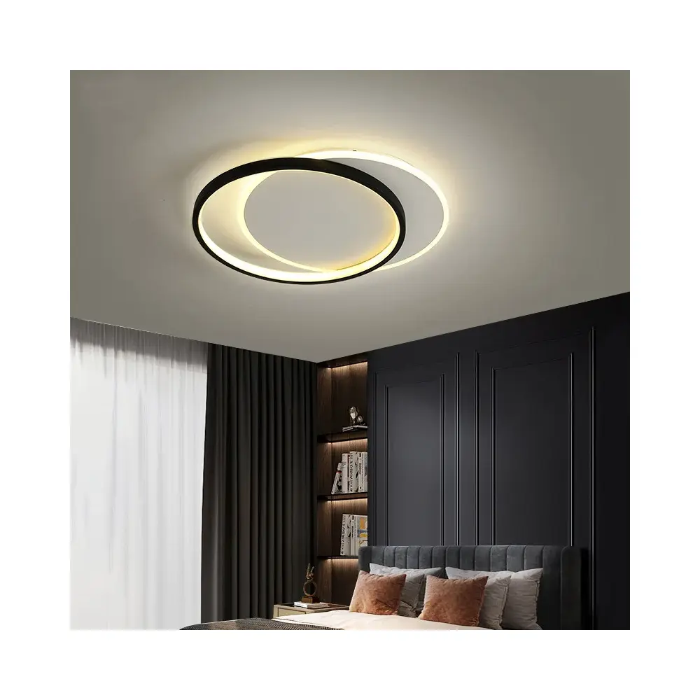 Ceiling lamp LHJ076-C BLACK 40 CM LED