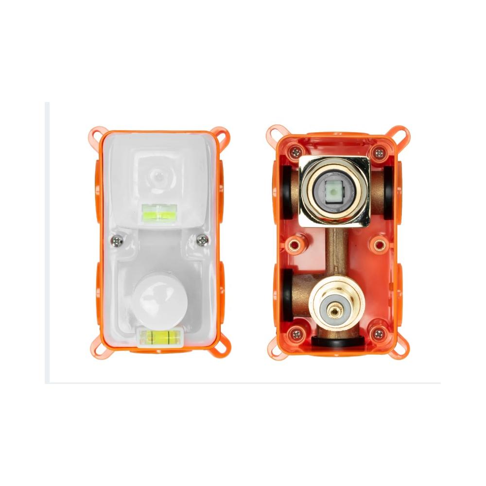 Slēptās dušas komplekts Verso Brushed gold + BOX