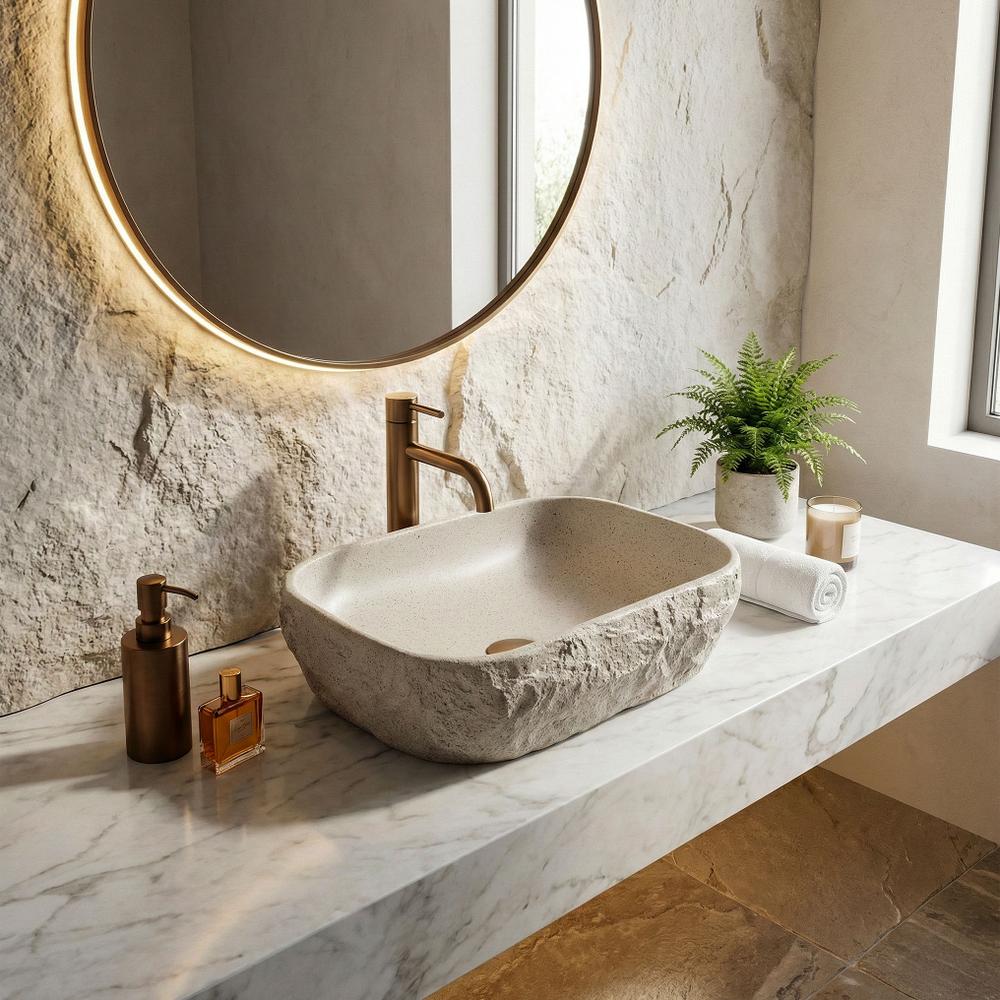 Umywalka nablatowa Rea Bianka