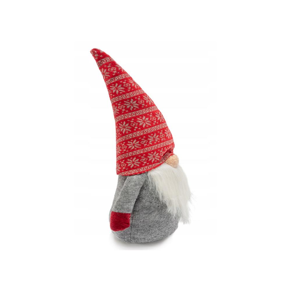 Skrzat świąteczny 50cm RED/GREY YX-019