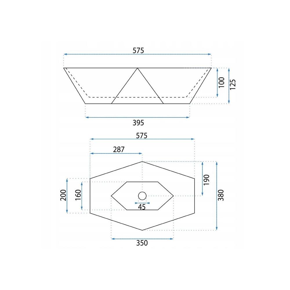 Umywalka Nablatowa Basaro Eurus