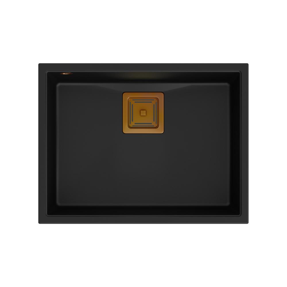 Granite sink DAVID 50 Black